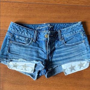 American eagle jean shorts